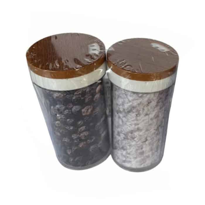Salt And Pepper Round (Set of 2)